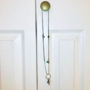 Cross charm necklace